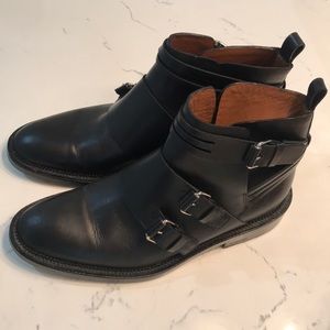 Givenchy Black Leather Booties